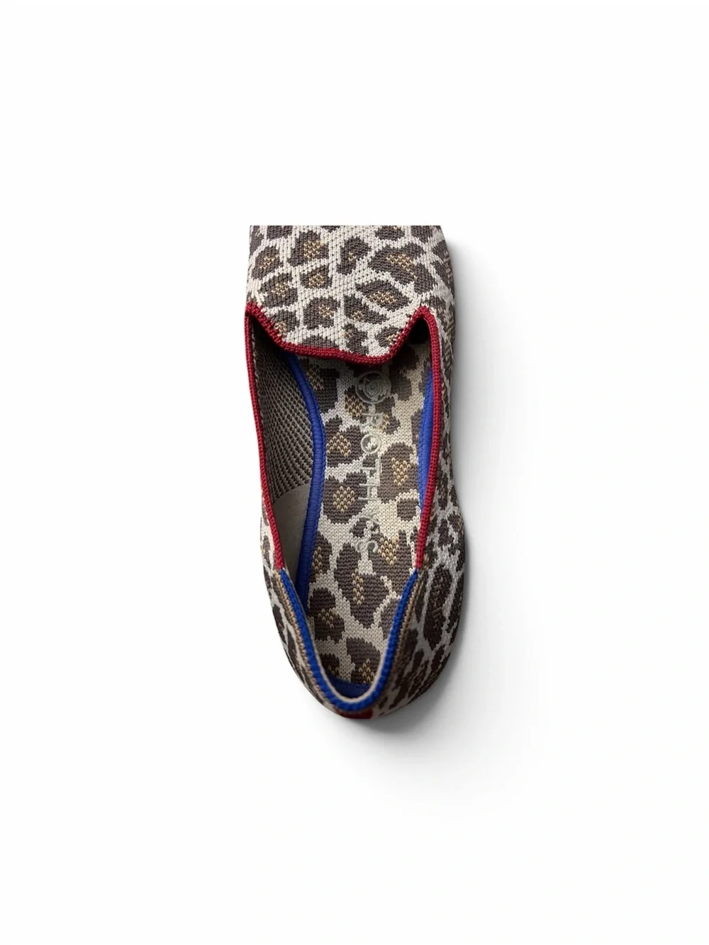 Rothy’s The Loafer Mocha Spot Leopard Print Animal Flats Size 7.5 - Picture 2 of 14